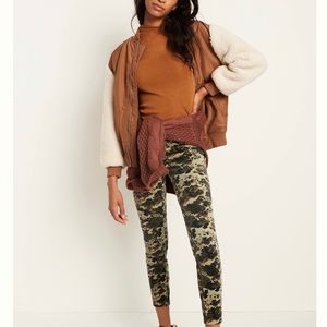 Pilcro High-Rise Button-Fly Skinny Corduroy Pants